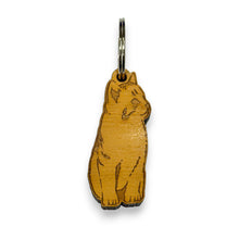 Load image into Gallery viewer, Keychain - Cedar Picket - Kitten - 3x1.5 Inches