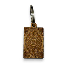 Load image into Gallery viewer, Keychain - Cedar Picket - Celtic Design - 2.5x1.4 Inches