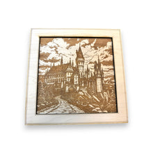 Load image into Gallery viewer, Framed Art - The Castle - 11x11 Inches - Raw wood