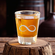 Load image into Gallery viewer, 2oz Infinity Shot glass