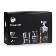 Load image into Gallery viewer, 750ml Decanter Set - Worlds Best Dad - with four 11oz glasses