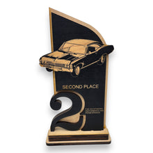 Load image into Gallery viewer, Trophy Award  - Car Show - 1st 2nd 3rd Place - 9x5 Inches