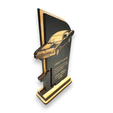 Load image into Gallery viewer, Trophy Award - PERSONALIZED - Car Show - 1st 2nd 3rd Place - 9x5 Inches