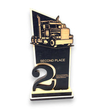 Load image into Gallery viewer, Trophy Award  - Big Rig Diesel - 1st 2nd 3rd Place - 9x5 Inches