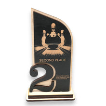 Load image into Gallery viewer, Trophy Award  - Bowling - 1st 2nd 3rd Place - 9x5 Inches