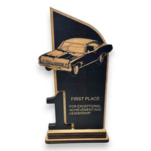Load image into Gallery viewer, Trophy Award  - Car Show - 1st 2nd 3rd Place - 9x5 Inches