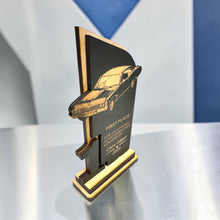 Load image into Gallery viewer, Trophy Award - PERSONALIZED - Car Show - 1st 2nd 3rd Place - 9x5 Inches