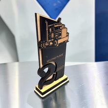 Load image into Gallery viewer, Trophy Award  - Big Rig Diesel - 1st 2nd 3rd Place - 9x5 Inches