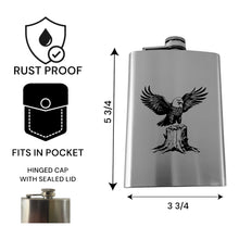 Load image into Gallery viewer, 8oz - CUSTOM - American Eagle on Stump