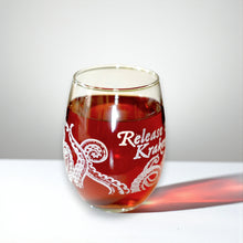 Load image into Gallery viewer, 15oz Stemless Wine Glass - Release the Kraken