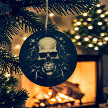 Load image into Gallery viewer, Ornament - Black - Skull14