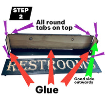 Load image into Gallery viewer, Sign - We are not a fast food restaurant Please be patient - Box Sign - 24x6x3 inches