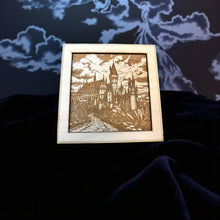 Load image into Gallery viewer, Framed Art - The Castle - 11x11 Inches - Raw wood