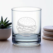 Load image into Gallery viewer, Rocks Glass - Hamburger - Double Old Fashioned