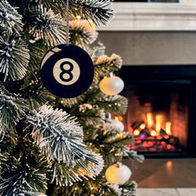 Load image into Gallery viewer, Ornament - Black - Eight Ball