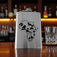 Load image into Gallery viewer, 8oz Flask - African Scene