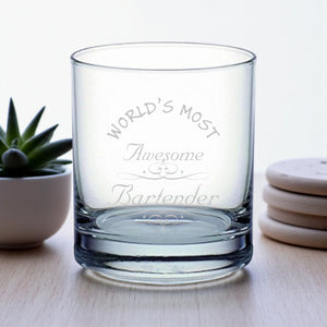Rocks Glass - Worlds most awesome Bartender - Double Old Fashioned