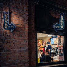 Load image into Gallery viewer, Sign - Order Here Left and Right Arrows signs (Both Signs)