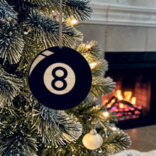 Load image into Gallery viewer, Ornament - Black - Eight Ball