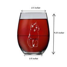 Load image into Gallery viewer, 8oz Flask or 15oz Wine Glass - Kitten