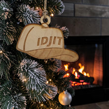 Load image into Gallery viewer, Ornament - Idjit - Raw Wood 3x3in