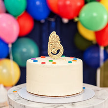 Load image into Gallery viewer, Cake Topper - Alien Fossil  - Raw Wood