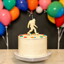 Load image into Gallery viewer, Cake Topper - Bigfoot Sasquatch  - Raw Wood