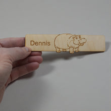 Load image into Gallery viewer, Bookmark - Personalized Hippo - Bookmark