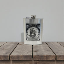 Load image into Gallery viewer, 8oz Indian Queen Stainless Steel Flask