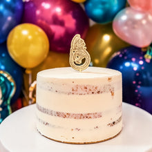 Load image into Gallery viewer, Cake Topper - Alien Fossil  - Raw Wood