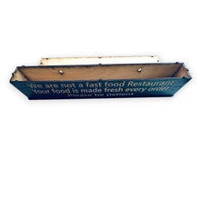 Load image into Gallery viewer, Sign - We are not a fast food restaurant Please be patient - Box Sign - 24x6x3 inches