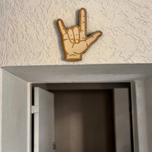Load image into Gallery viewer, Sign - ASL - I love you Sign Language