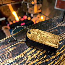 Load image into Gallery viewer, Keychain - Cedar Picket - Venus - 2.8x1.5 Inches