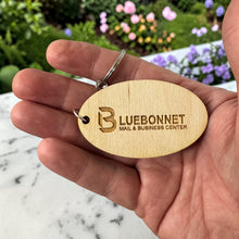 Load image into Gallery viewer, NFC (QTY 2) - PERSONALIZED AND PROGRAMMED - Keychain with your Business or text - Near Field Communication
