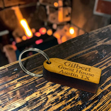 Load image into Gallery viewer, Keychain - Cedar Picket - Personalized - 2.75x1.2 Inches