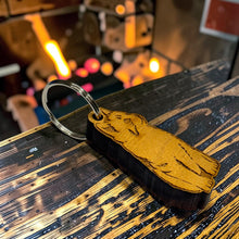 Load image into Gallery viewer, Keychain - Cedar Picket - Kitten - 3x1.5 Inches