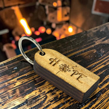 Load image into Gallery viewer, Keychain - Cedar Picket - Hope Dandelion - 2.75x1.2 Inches