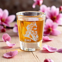 Load image into Gallery viewer, 2oz Zeus Shot Glass - God of thunder
