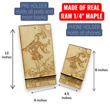 Load image into Gallery viewer, Easel - Cell phone and Pad - The Fool Tarot Card
