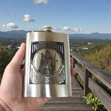 Load image into Gallery viewer, 8oz Indian Queen Stainless Steel Flask