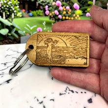 Load image into Gallery viewer, Keychain - Cedar Picket - Venus - 2.8x1.5 Inches