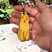 Load image into Gallery viewer, Keychain - Cedar Picket - Kitten - 3x1.5 Inches