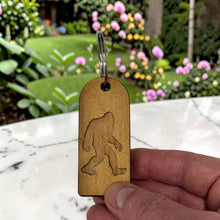 Load image into Gallery viewer, Keychain - Cedar Picket - Bigfoot Sasquatch  - 2.75x1.2 Inches