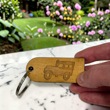 Load image into Gallery viewer, Keychain - Cedar Picket - Rover - 2.75x1.2 Inches