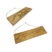 Load image into Gallery viewer, Sign - Double Sided - Cedar Picket - Speak friend and enter - You shall not pass - 12x4 Inches