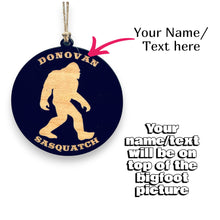 Load image into Gallery viewer, Bigfoot Sasquatch - PERSONALIZED - Your name/text engraved