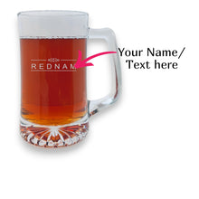 Load image into Gallery viewer, Personalized - 10oz Rocks glass and 25oz Beer mug with handle