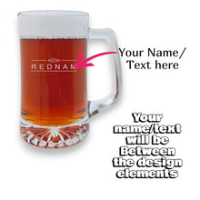 Load image into Gallery viewer, Personalized - 10oz Rocks glass and 25oz Beer mug with handle