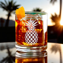 Load image into Gallery viewer, Rocks Glass - Pineapple - Double Old Fashioned