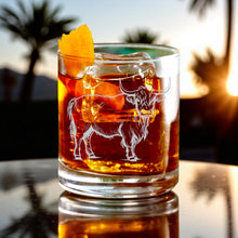 Load image into Gallery viewer, Rocks Glass - Highland Cow - Double Old Fashioned